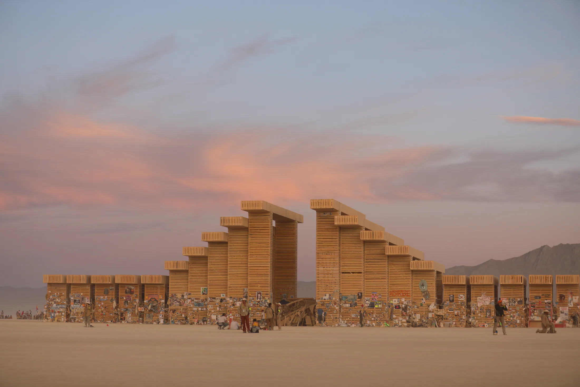 The Temple at Burning Man 2019, photograph 1 of 9